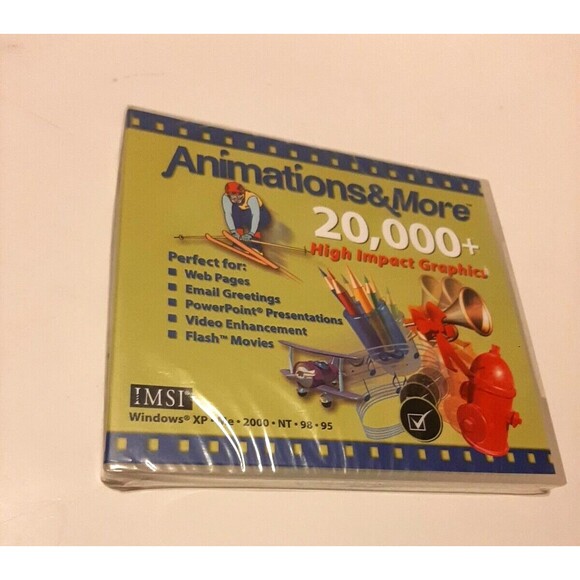IMSI Selectsoft Animation & More 20,000 High Impact Graphics CD-ROM Windows XP - Picture 4 of 5